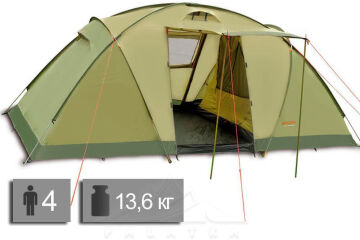 Pinguin Basecamp Yeşil 2 Odalı Çadır