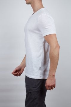 Alpinist Albino Basic T-Shirt BEYAZ