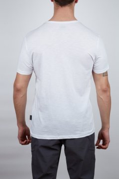 Alpinist Albino Basic T-Shirt BEYAZ