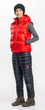 PAJAK Eskimo Kırmızı 750 Fill RDS Kaz Tüyü Unisex Kışlık Dağcılık Montu