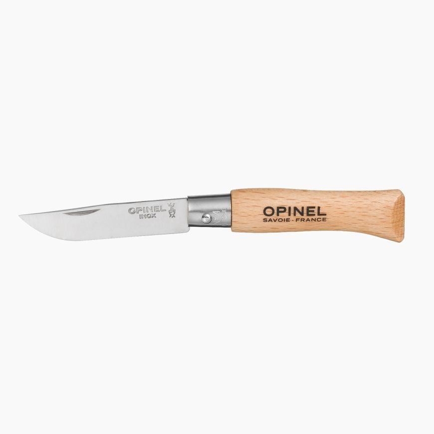 Opinel Inox Kayın Saplı 4 No Çakı (121040)