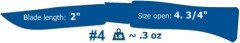 Opinel Inox Kayın Saplı 4 No Çakı (121040)