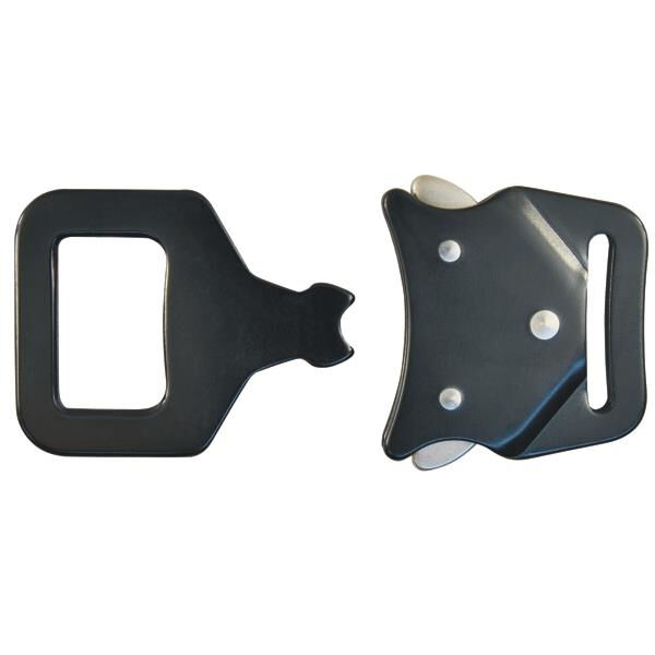 Kong Buckle 928A.28 Hızlı Açılır Alüminyum Toka Siyah 28 mm 928A282N0XK