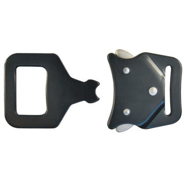Kong Buckle 928A.28 Hızlı Açılır Alüminyum Toka Siyah 28 mm 928A282N0XK