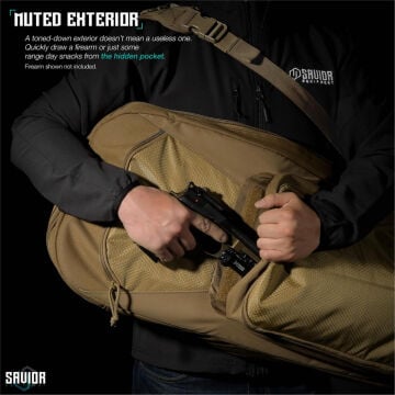 SAVIOR SPECIALIST COVERT Tekli Tüfek Çantası 34'' (Toprak)