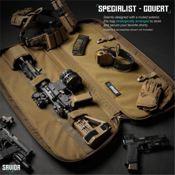SAVIOR SPECIALIST COVERT Tekli Tüfek Çantası 34'' (Toprak)