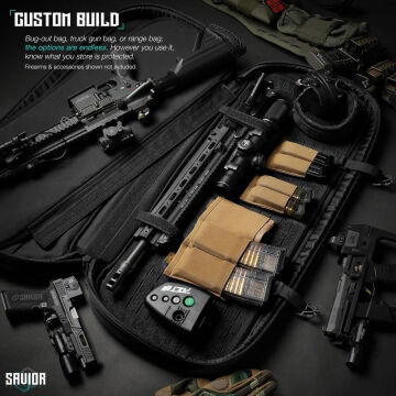 SAVIOR SPECIALIST COVERT Tekli Tüfek Çantası 38'' (Siyah)