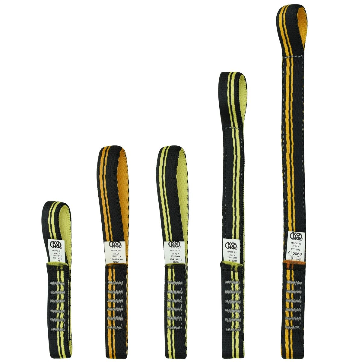 Kong Express Set için Sling Nylon Perlon – 23 kN Dayanımlı Quickdraw Askı (12-16-21-26 cm)