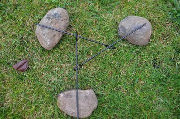Bushcraft Üçgen  Izgara Kılıflı