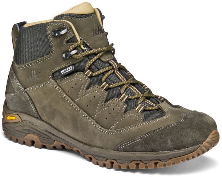 Lomer Italy Sella II MTX High Premium Nubuck Waterproof Vibram Tactical Deri Erkek Bot Olive