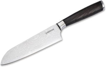 Böker Manufaktur Meisterklinge Damast Santoku Mutfak Bıçak