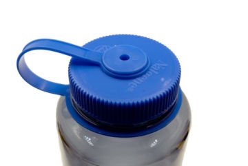 Nalgene 32oz WM M Gray w/Blue Cap, Happy Gene Sustain Suluk