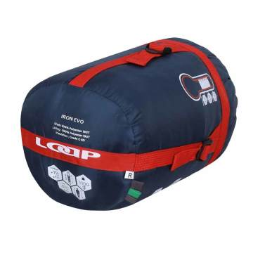 Loap Iron -5°C Uyku Tulumu Siyah/Kırmızı