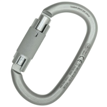Kong Ovalone Carbon Auto Block Otomatik 3 Kilitli Triactlock 40KN Çelik Oval Karabina 412LN0999KK
