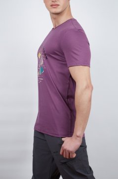 Alpinist Vide Erkek T-Shirt Mürdüm