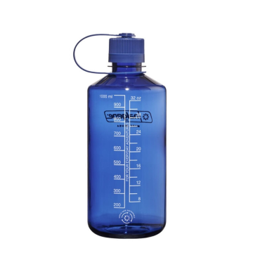 Nalgene 32oz Narrow Mouth Sustain Water Suluk – Denim (Monochrome)