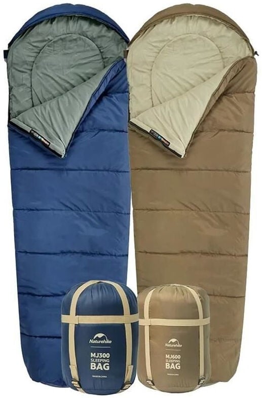 Naturehike MJ600 Mumya Tipi Pamuklu Uyku Tulumu NAVY BLUE MZ