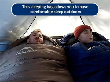 Naturehike MJ600 Mumya Tipi Pamuklu Uyku Tulumu NAVY BLUE MZ