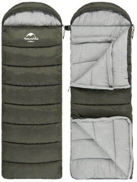 Naturehike U350 Zarf Tarzı Kapüşonlu Uyku Tulumu -13 C NH20MSD07-U350 Kahve MZ