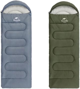 Naturehike Y150L Zarf Tarzı Kapüşonlu Pamuklu Uyku Tulumu -6°C Haki MZ