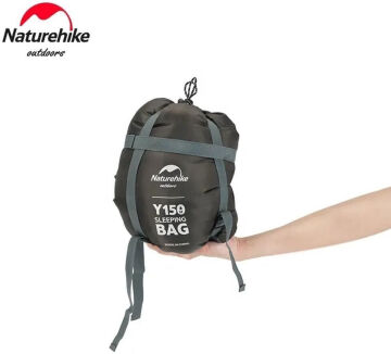 Naturehike Y150L Zarf Tarzı Kapüşonlu Pamuklu Uyku Tulumu -6°C Haki MZ