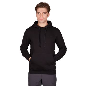 Alpinist Stream Erkek Kapşonlu Sweat Siyah