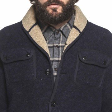 Aigle Fleece Navy Nuit Erkek Polar Ceket