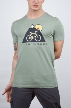 Alpinist Tarius Erkek T-Shirt Elma Yeşili