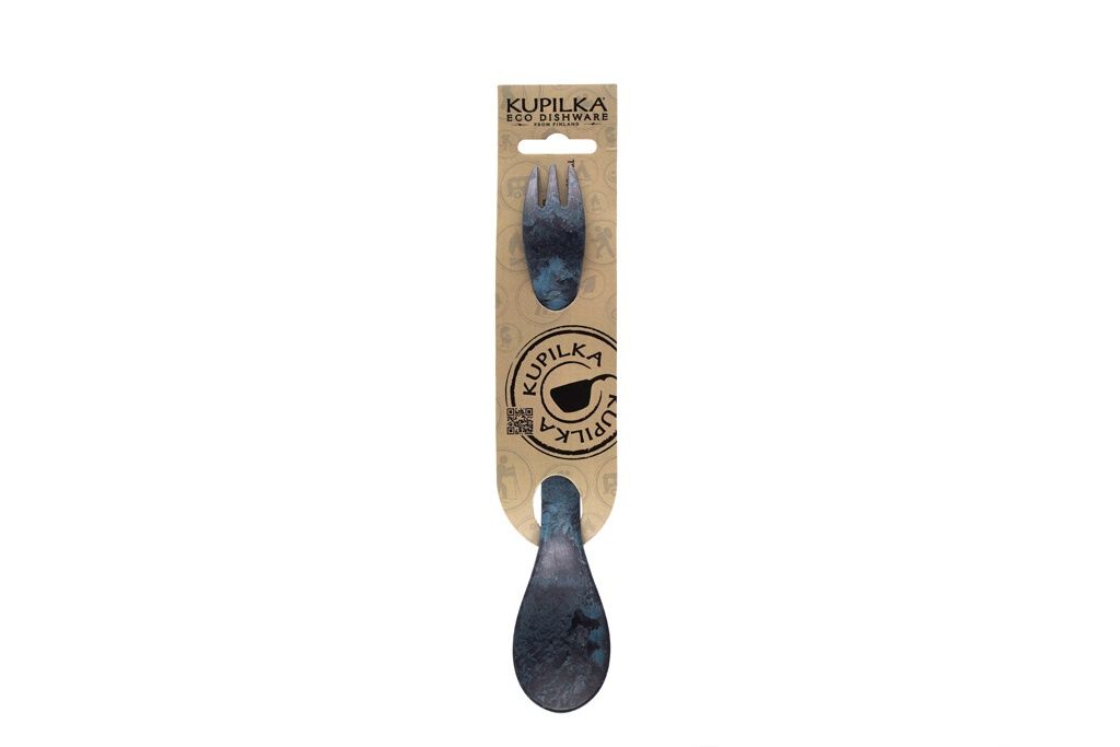 Kupilka Spork 225 Çatal Kaşık Mavi Blueberry