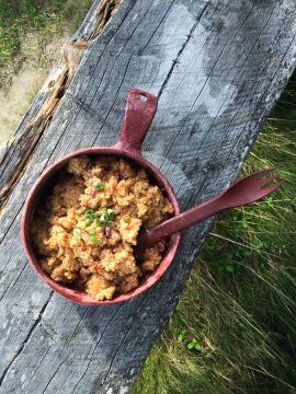 Kupilka Spork 225 Çatal Kaşık Mavi Blueberry