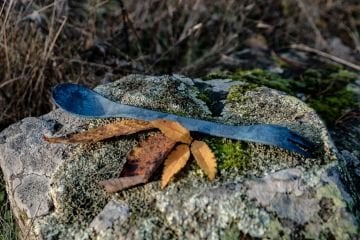 Kupilka Spork 225 Çatal Kaşık Mavi Blueberry
