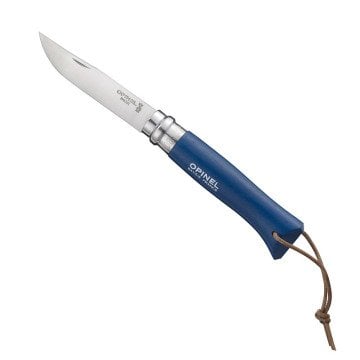 Opinel Inox Mavi Sap 8 No Çakı (001891)