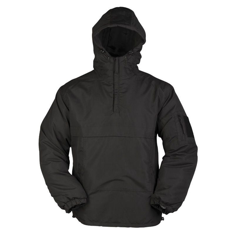 Sturm Anorak Winter Combat Siyah Kapüşonlu Shirt