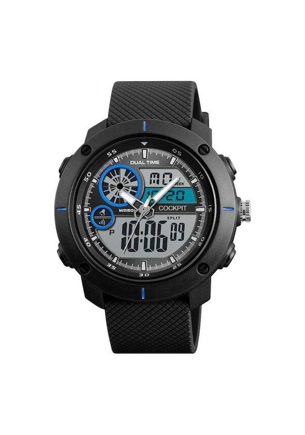 COCKPIT CK-4210BE ANALOG DİJİTAL ERKEK KOL SAATİ MZ