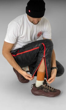 PAJAK Ghost Pants Siyah Erkek  750 Fill RDS Kaz Tüyü Ultralight Outdoor Pantolon