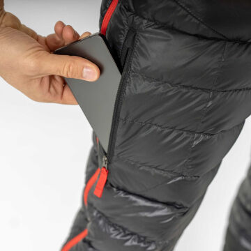 PAJAK Ghost Pants Siyah Erkek  750 Fill RDS Kaz Tüyü Ultralight Outdoor Pantolon