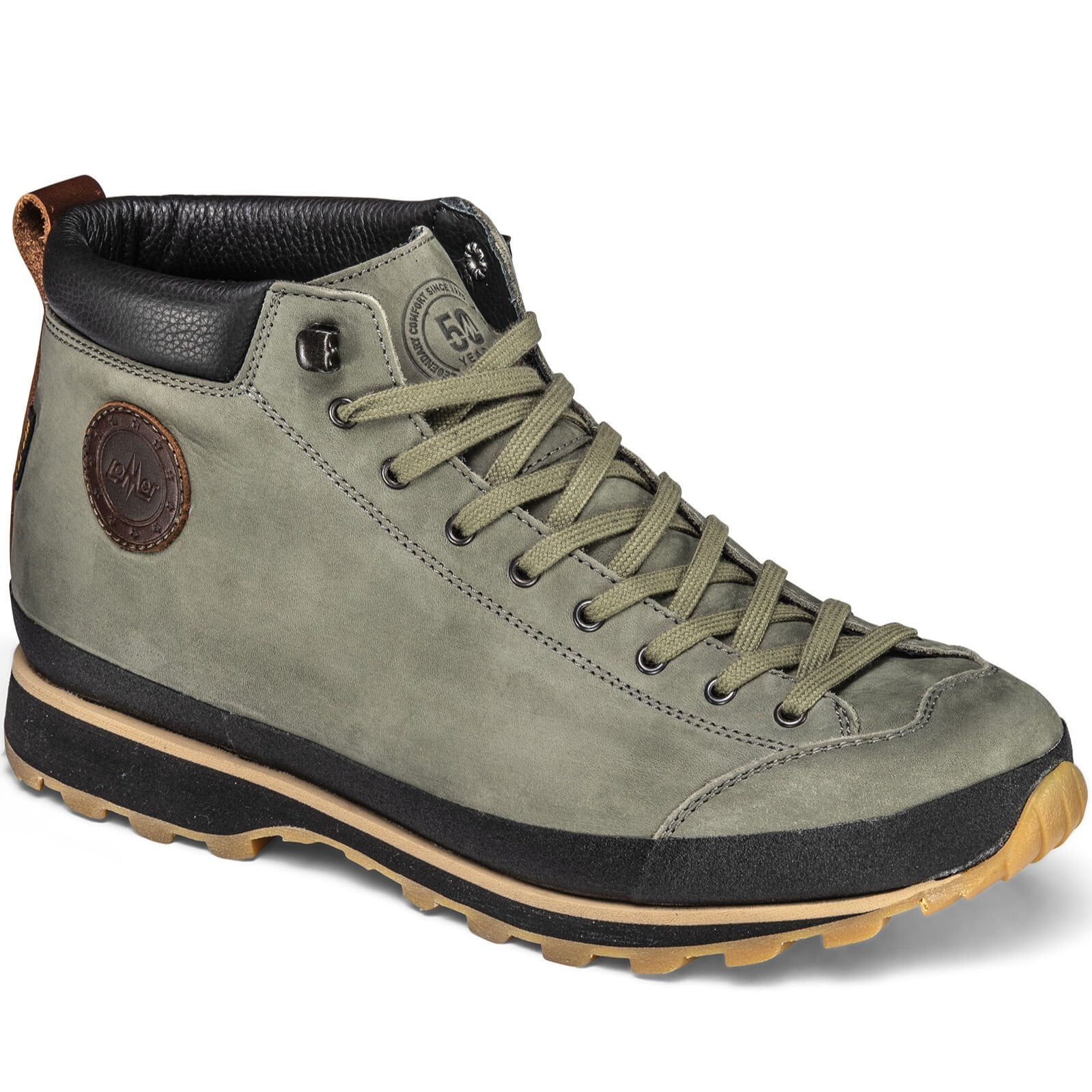 Lomer Italy Bio Naturale Mid MTX  50th Vibram Nubuk Deri Erkek Bot Cactus (50. Yıl Özel Seri)