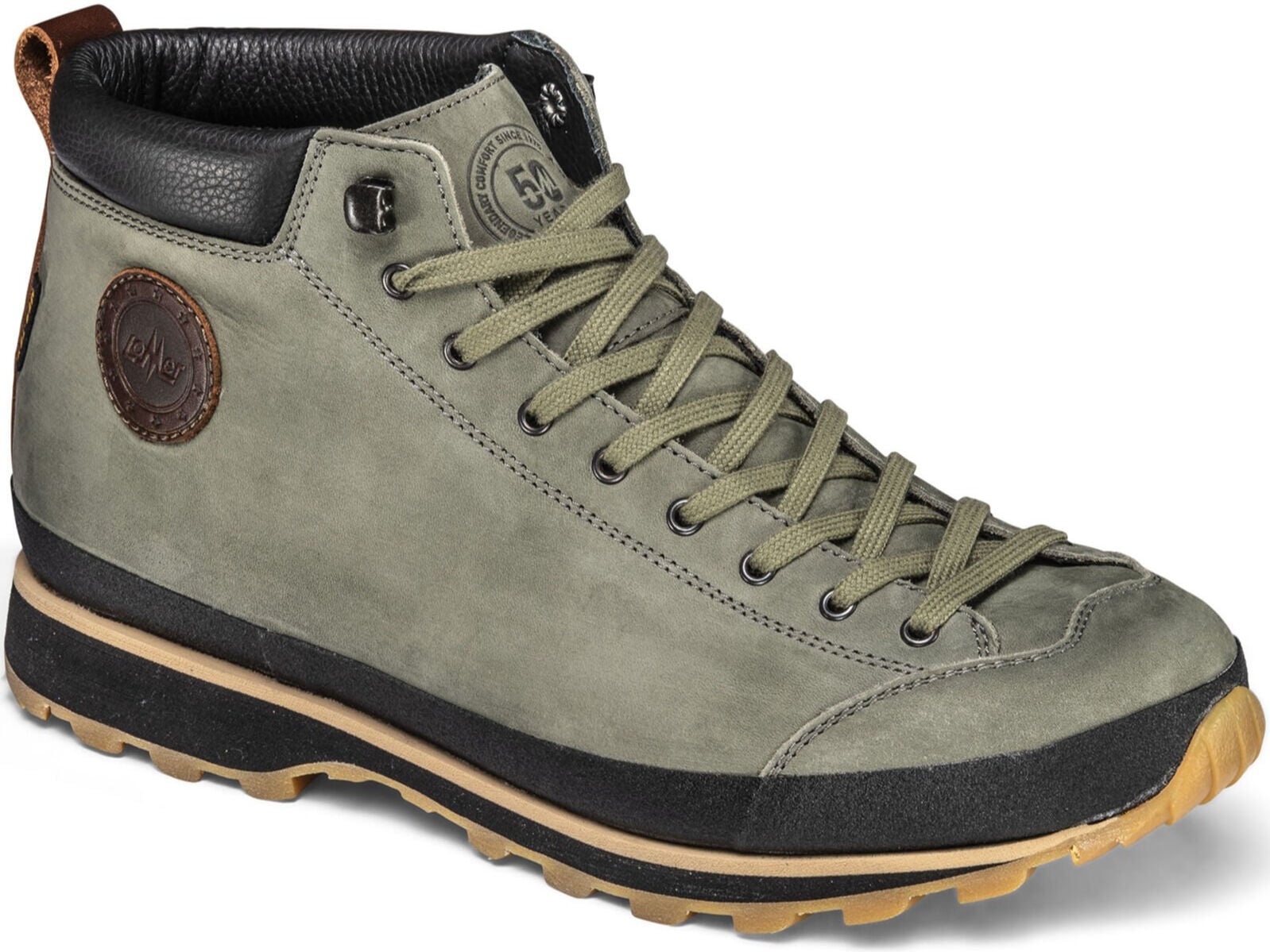 Lomer Italy Bio Naturale Mid MTX  50th Vibram Nubuk Deri Erkek Bot Cactus (50. Yıl Özel Seri)