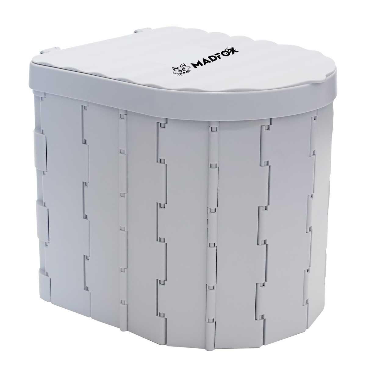 Madfox Bi-Pot Katlanır Portatif Kamp Tuvaleti [WC] Gri MZ