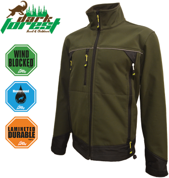 Dark Forest Softshell 10000mm Su Geçirmez Ceket