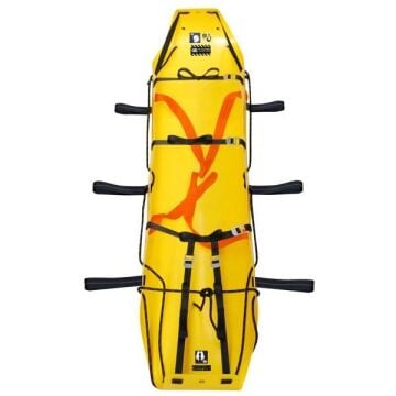 KONG ROLLY Rulo Olabilen Dar Alan Tahliye Sked Konik Arama Kurtarma Sedyesi – EU 2017/745 Onaylı Sarı