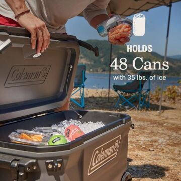 Coleman Convoy Wheeled 65 QT Tekerlekli Soğutucu Buzluk 61.5 Lt MZ