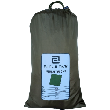 Bushlove Bushcraft Premium 4 Mevsim Tarp Tente 5m*3m