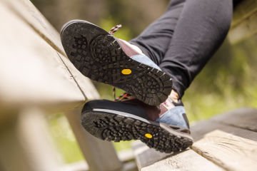 Lomer Italy Badia II MTX Suede Waterproof Vibram Süet Deri Kadın Ayakkabı Borgogna/Baltic Yeni Sezon