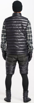 PAJAK Ghost Shorts Siyah 750 Fill RDS Kaz Tüyü Erkek Ultralight Outdoor Şort