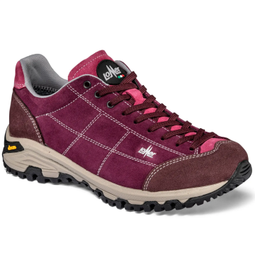 Lomer Italy Maipos Suede Vibram Süet Deri Kadın Ayakkabı Cardinal Wine