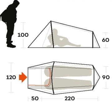 Ferrino Sling 2 Kişilik Ultralight 1.7 kg Çadır