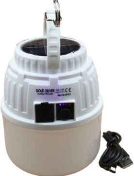 Headlight USB Şarjlı Solar Lamba
