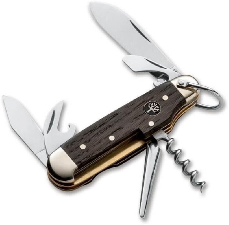 Böker Manufaktur Camp Knife Smoked Oak Çakı