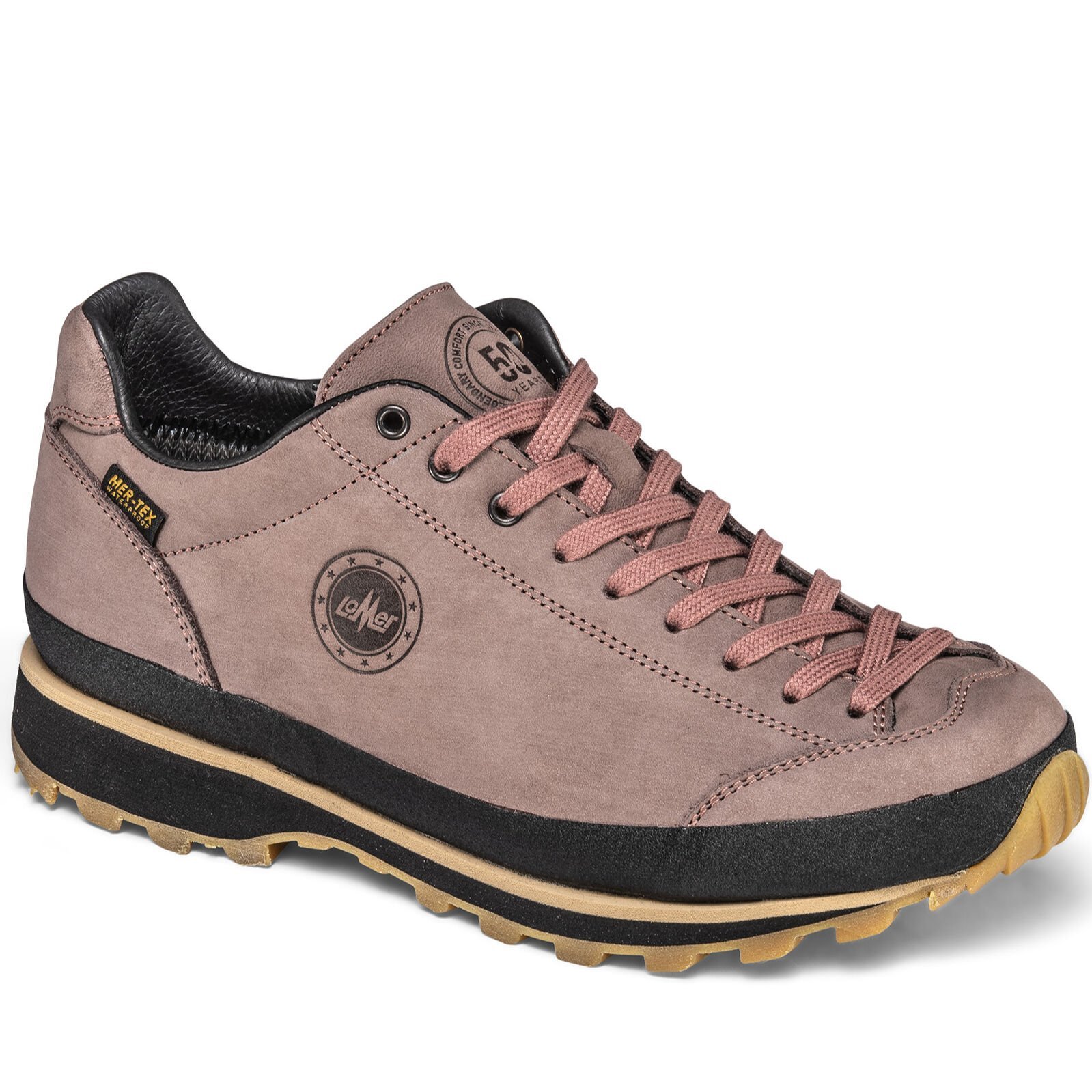 Lomer Italy Bio Naturale MTX  50th Vibram Nubuk Deri Kadın Ayakkabı Wine (50. Yıl Özel Seri)